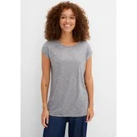 bonprix Longshirt lässige Passform, längeres Rückenteil, abgerundeter Saum