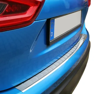 MIT ABKANTUNG LADEKANTENSCHUTZ Edelstahl für Nissan Qashqai II Facelift ab 2017-