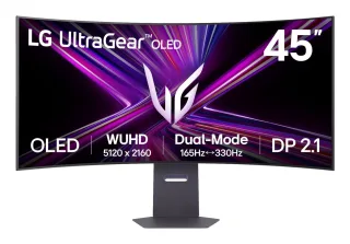 LG UltraGear 45GX950A-B Curved-Monitor 113cm (44.5") WUHD | 45gx950a-b.aeu | OLED - 0.03ms