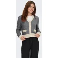 ONLY Strickjacke ONLMAGGIE LIFE LS V-NECK CARDI CC KNT