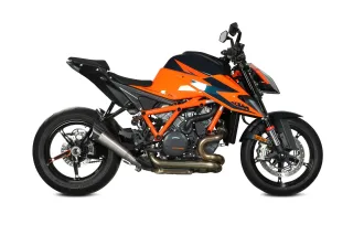 Sportauspuff MIVV X-M5 TITAN Carbonkappe KTM SuperDuke 1290 R Bj.2020-2023 EURO5 eintragungsfrei+ABE