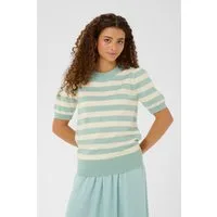 Saint Tropez Strickpullover MilaSZ SS Block Stripe Pullover