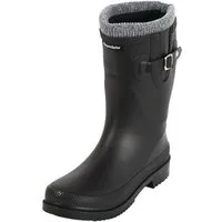Regenliebe Pfütze-W Gummistiefel Halbschaft Regenstiefel mit Warmfutterstrumpf
