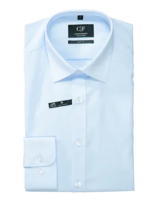 COMMANDER Finest Clothing - Cityhemd BODY FIT BÜGELFREI 600 11 bleu - Gr. - 36