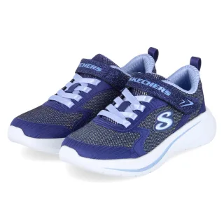 Skechers Low Sneaker WAVE 92  Blau - Gr. 34 -  Textil