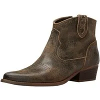 Felmini Stiefelette Leder . Cowboy Stiefelette