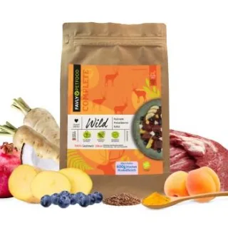 FAVLY Petfood Trockenfutter Wild mit Pastinake, Preiselbeeren & Kokos (adult) 2x3 kg