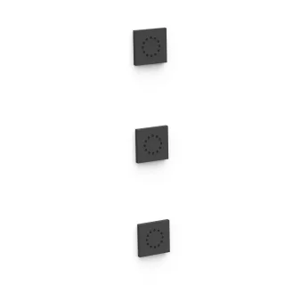 Tres 3 Hydromassage Einbau Jets Einschließlich Einbaugehäuse Größe: 80x80 mm, 13451501NM 13451501NM