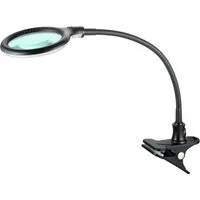 Lumeno Lupenlampe 680X LED Klemmleuchte mit 30 SMD-LEDs, 6 Watt, LED fest integriert, Kaltweiß, 6500 K