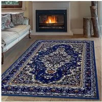 OTTO home Teppich Oriental, Made in Belgium, rechteckig, Höhe: 7 mm, Orient-Optik, mit Bordüre, Teppich, Kurzflor, Weich, Kundenliebling
