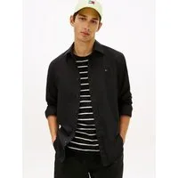 Tommy Jeans Langarmhemd TJM POPLIN Regular fit, Kentkragen