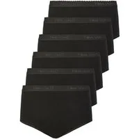 Nina Von C. Taillenslip 6er Pack Damen Taillenslip Slipboutique (Packung, 6-St) ohne störende Seitennähte, reine Baumwolle