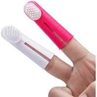 nobleza Tierzahnbürste nobleza - Fingerzahnbürsten-Set für Hunde & Katzen - für Haustiere