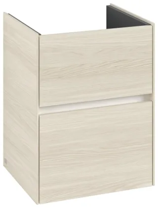 Villeroy & Boch Waschtischunterschrank Collaro 472x610x404mm 2 Ausz. Waschbecken mittig White Oak C14100AA