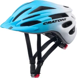 Cratoni Pacer Jr. Kinder-Helm blue-white matt XS/S (50-55 cm)