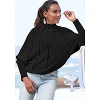 LASCANA Strickpullover mit Fledermausärmeln, modischer Damenpullover
