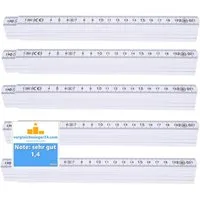 toolmate® Zollstock 5x Premium Werkzeug 200 cm - Gliedermaßstab 2m - Meterstab weiß, UV-resistente Druck / mit stabilem Drehgelenk