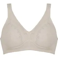 Naturana Bügelloser BH Soft Cup feminin, bequem, elastisch, breite Träger, ohne Bügel