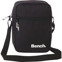 Bench. Schultertasche OTI301X Bench stylische Cross Body Polyester (Schultertasche), Unisex Polyester Schultertasche, Umhängetasche, schwarz 17cm