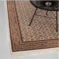 RUG N' ROLL Orientteppich Indo Herati, klassisch, strapazierfähig, pflegeleicht, Rechteckig, handgeknüpft