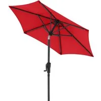 doppler® Sonnenschirm Doppler LIFE Lift ø 180 cm rund Mittelmastschirm Sonnenschirm in 4
