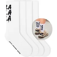 von Jungfeld Tennissocken Blabla Tennis Socken Baumwoll-Mischung 35-46 (2-Paar, 2er-Pack) Sportsocken aus Bio-Baumwolle für Damen & Herren