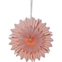 EGLO Papierstern Crystal, Weihnachtsstern für innen, Wand Deko, Ø 50 cm