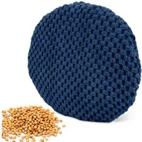 Amilian Kirschkernkissen rund Ø16 cm - Wärmekissen Mikrowelle & Kältekissen - Körnerkissen, Mikrowellenkissen, für Nacken, Schulter, Bauch, Hände, punktuelle Wärme - mikrowellengeeignet