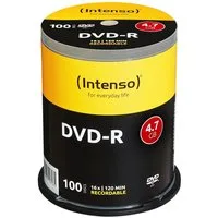 Intenso DVD-Rohling 100 Intenso Rohlinge DVD-R 4,7GB 16x Spindel