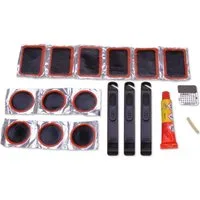 Diedrich Filmer GmbH Fahrrad-Reparaturset Fahrrad Flickzeug Reparatur Repair Set mit Reifenheber 19-teilig, 19-St.