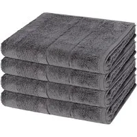 Cawö Handtuch Set Noblesse, Walkfrottee (Spar-Set, 4-St), 4 X Handtuch im Set - Baumwolle - Saugstark