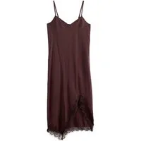 Next Midikleid Asymmetrisches Midikleid mit Spitzenbesatz (1-tlg)