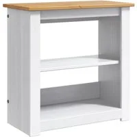 vidaXL Aquariumunterschrank Aquariumständer PANAMA Weiß und Braun 60 x 30 x 60 cm 150 kg (1-St)