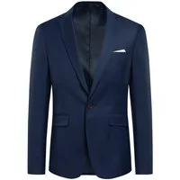 Allthemen Anzugsakko Herren Slim Fit klassische Anzugjacke mit einem Knopf