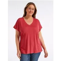 Sheego T-Shirt Halbarmshirt Kurzarm
