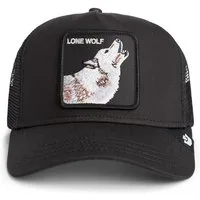 GOORIN Bros. Trucker Cap Goorin Bros. Lone Wolf Trucker Cap Original Recipe black (Basecap, Meshcap, Trucker Kappe)