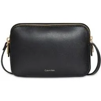 Calvin Klein Mini Bag FOIL LOGO ELONGATED CAMERA BAG, Schultertasche, kleine Damen-Umhängetasche in klassischer Optik
