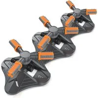 Brandson Kreisregner Garten Sprinkler, 360° Rasensprenger, 3 Arm Rasensnsprikler rotierend, 21 cm lang, (3-St), Sprenger Bewässerungssystem, Bewässerungsanlagen, Gardena kompatibel