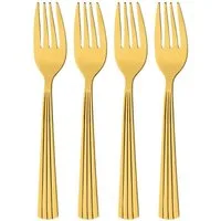GRÄWE Kuchengabel (4 Stück), GRÄWE Kuchengabeln Athen, 4-teilig, Edelstahl, gold