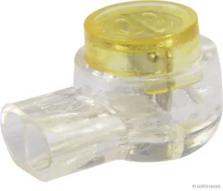 HERTH&BUSS Leitungsverbinder, bis Kabel-Ø 1,5 mm, 0,13 # 0,35 mm² gelb - 50252590