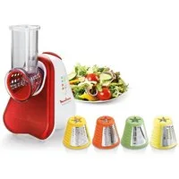 Moulinex Zerkleinerer DJ 756 G Express Plus - Zerkleinerer - metallic-rot/weiß