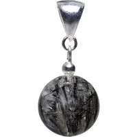 Schmuck Krone Kettenanhänger Anhänger aus Turmalin-Quarz & 925 Silber, Silber 925
