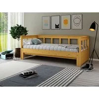 OTTO home Daybett "AIRA" Kinderbett, Gästebett, Skandi- Design, Schublade optional, mit ausziehbarer Liegefläche, ideal fürs Jugend- oder Gästezimmer