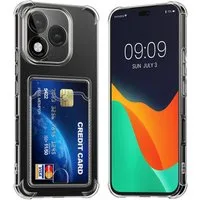 kwmobile Smartphone-Hülle Hülle mit Kartenfach für HONOR 400 Lite, Handyhülle 400 Lite mit Kartenfach Soft Case