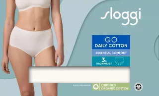 sloggi - sloggi GO Daily Cotton Highwaist 3P silk white - Gr. - XL