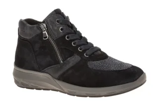 Waldl?ufer 831M80 602 519 dunkel-blau - bequeme Stiefelette f?r Damen