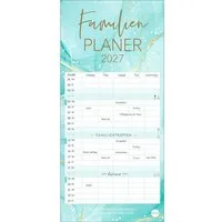 HEYE Wandkalender Watercolor Familienplaner 2027