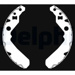 Delphi Bremsbacken hinten Daihatsu Cuore 7 1,0