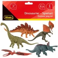 Idena Tierfigur Idena Figuren Set Dinosauier 15cm 5 Stück