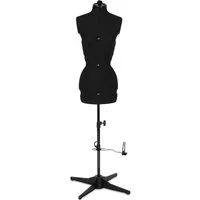 adjustoform Schneiderpuppe - Schneiderbüste Supa Fit "S" (verstellbar / schwarz)